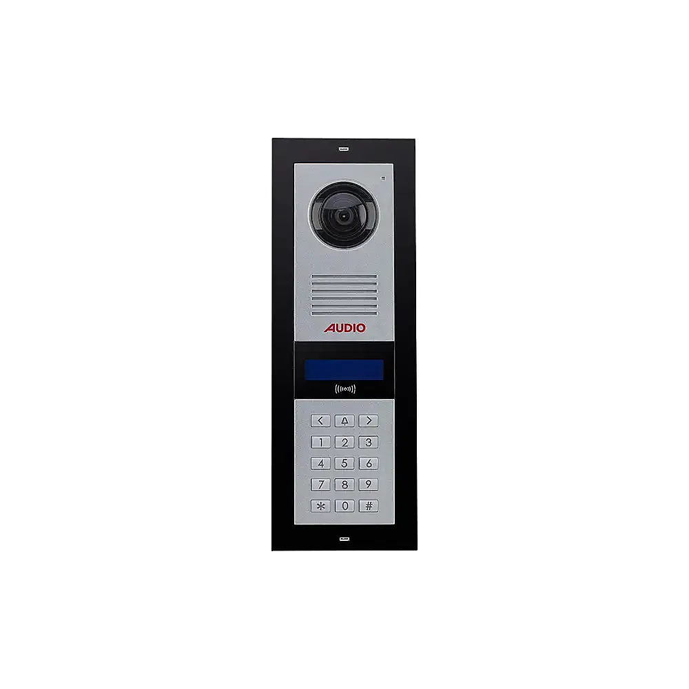2 x 16 LCD Ekranlı Zil Paneli Bus Plus (Mekanik Butonlu – Kart Okuyuculu) SİYAH 003003 - 1