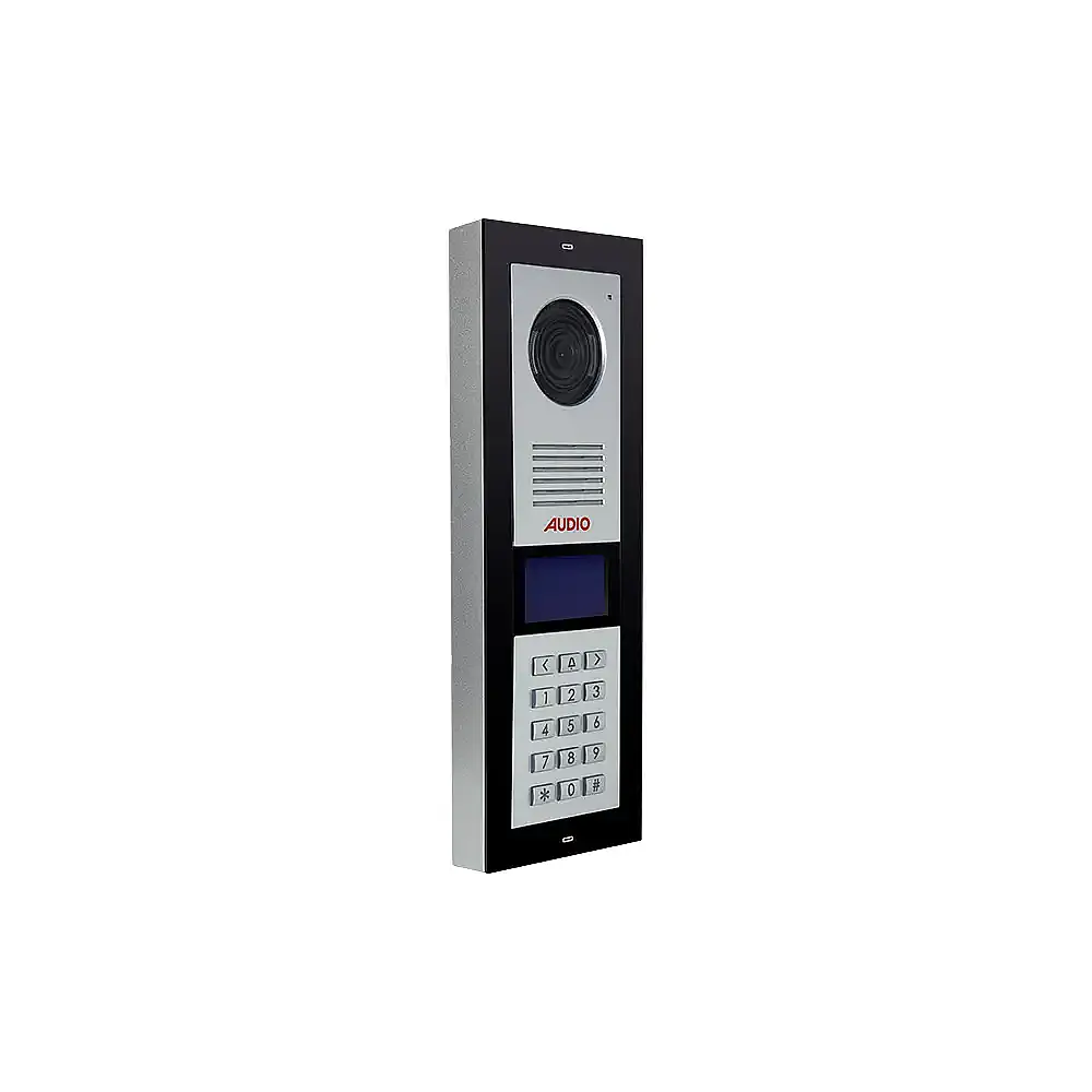 4 x 16 LCD Ekranlı Zil Paneli Bus Plus (Mekanik Butonlu) SİYAH 003004 - 1