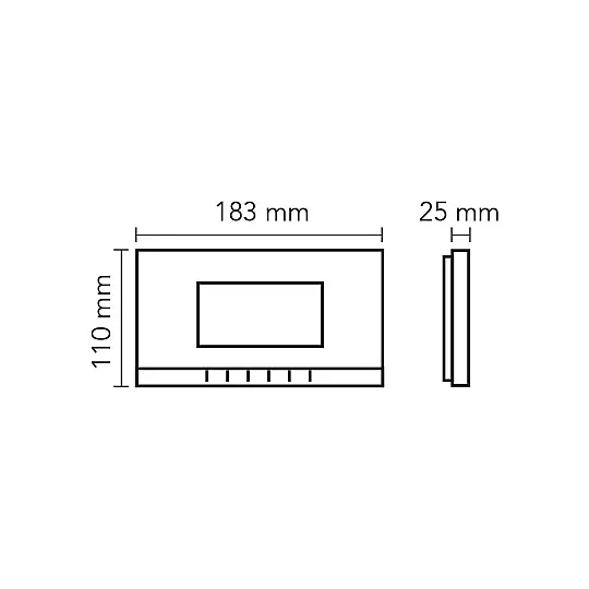 4.3″ Görüntülü Villa Set Bus Plus (Mekanik Butonlu Handsfree) BEYAZ 001460 SİYAH 001463 - 2