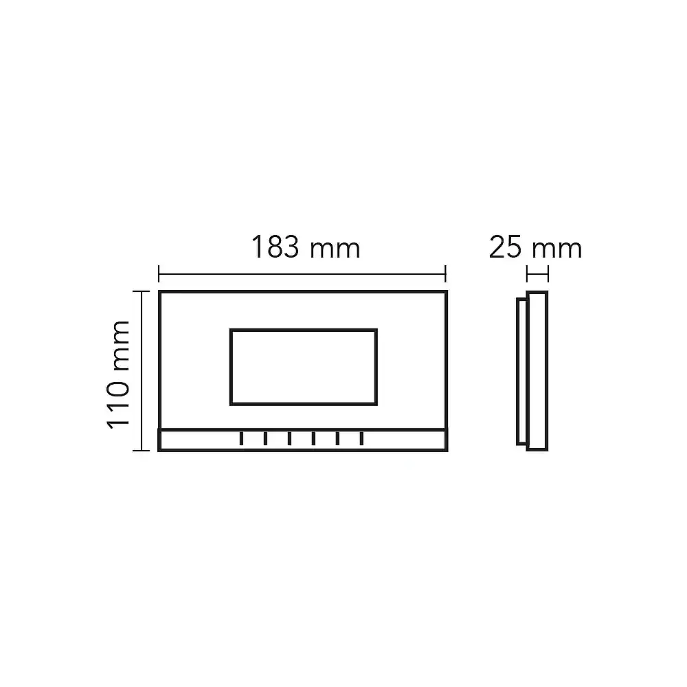 4.3″ Görüntülü Villa Set Bus Plus (Mekanik Butonlu Handsfree) BEYAZ 001460 SİYAH 001463 - 2